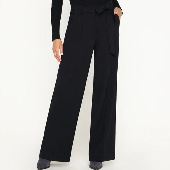 Brochu Walker Duke Pants Wide Leg Japanese Crepe Pleated Medium - Picture 1 of 7